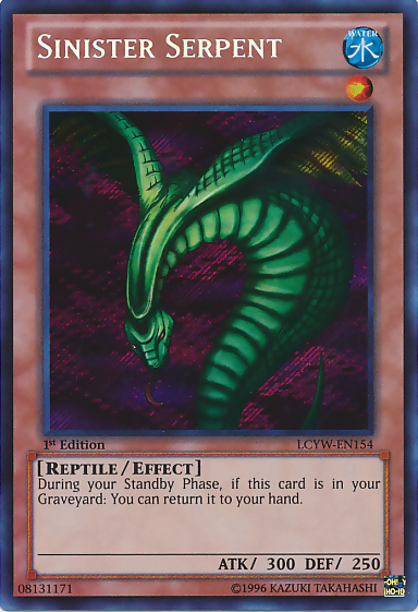 Sinister Serpent [LCYW-EN154] Secret Rare | Exor Games Dartmouth