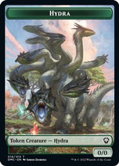 Snake // Hydra Double-sided Token [Dominaria United Commander Tokens] | Exor Games Dartmouth