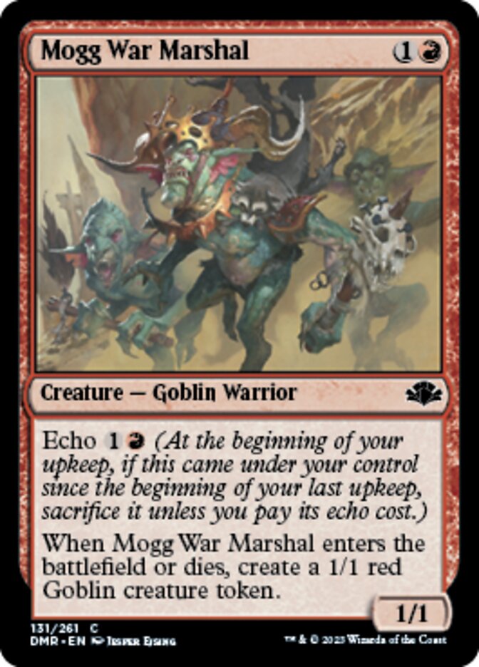 Mogg War Marshal [Dominaria Remastered] | Exor Games Dartmouth