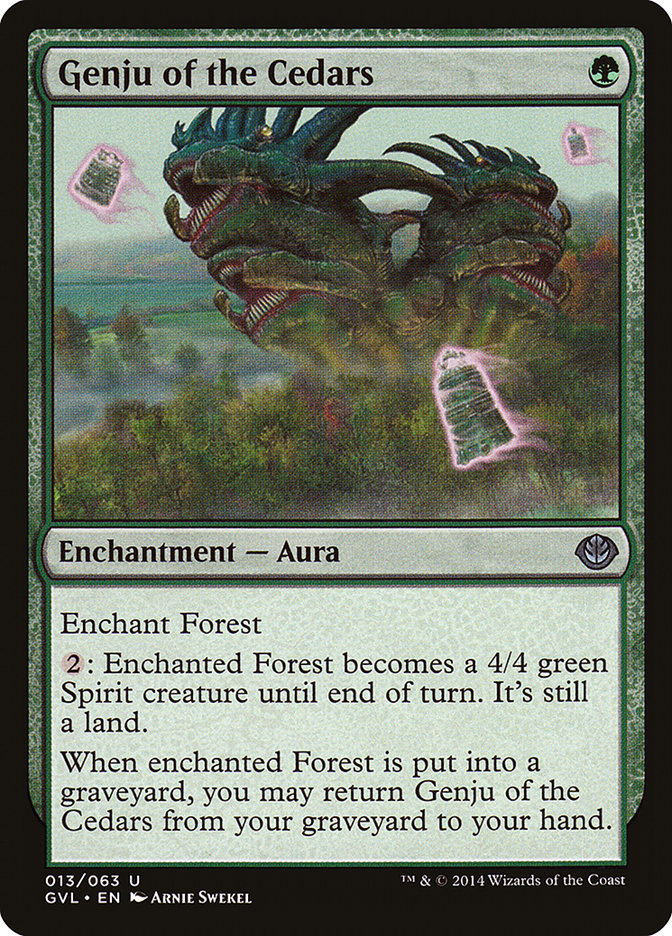 Genju of the Cedars (Garruk vs. Liliana) [Duel Decks Anthology] | Exor Games Dartmouth