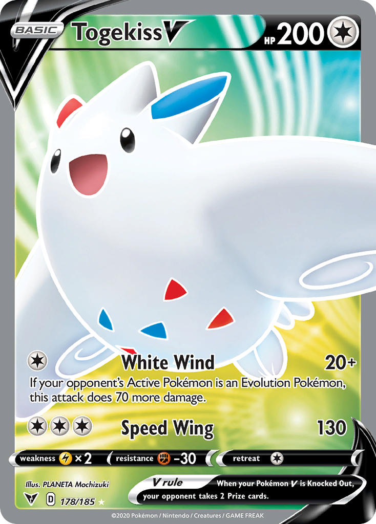 Togekiss V (178/185) [Sword & Shield: Vivid Voltage] | Exor Games Dartmouth