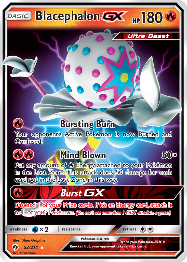 Blacephalon GX (52/214) [Sun & Moon: Lost Thunder] | Exor Games Dartmouth