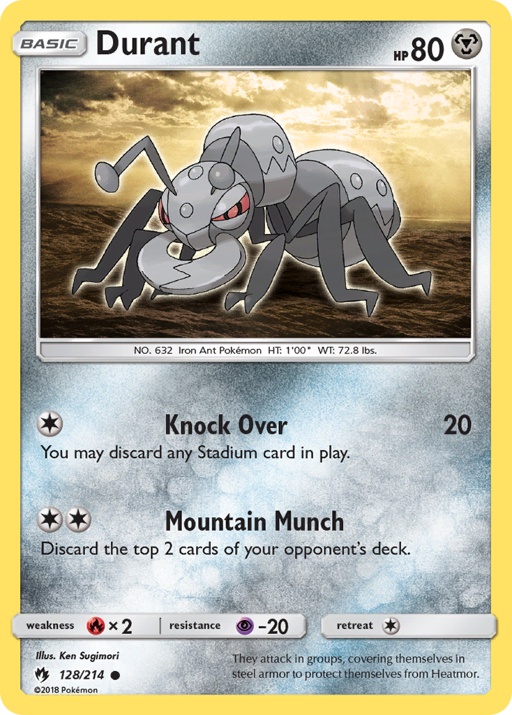 Durant (128/214) [Sun & Moon: Lost Thunder] | Exor Games Dartmouth