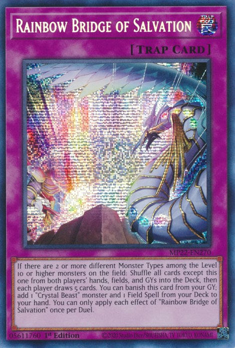 Rainbow Bridge of Salvation [MP22-EN270] Prismatic Secret Rare | Exor Games Dartmouth