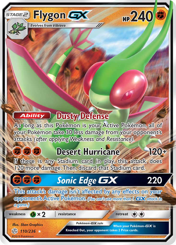 Flygon GX (110/236) [Sun & Moon: Cosmic Eclipse] | Exor Games Dartmouth