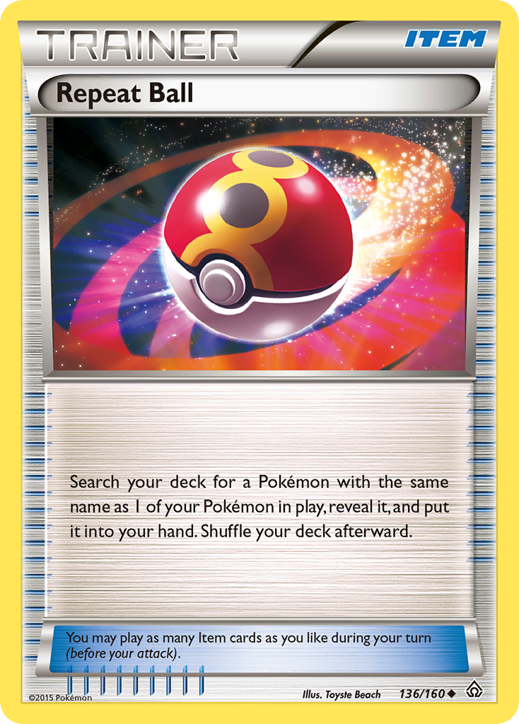 Repeat Ball (136/160) [XY: Primal Clash] | Exor Games Dartmouth