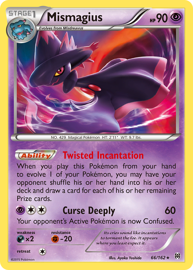 Mismagius (66/162) [XY: BREAKthrough] | Exor Games Dartmouth