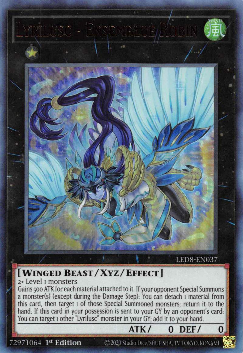 Lyrilusc - Ensemblue Robin [LED8-EN037] Ultra Rare | Exor Games Dartmouth