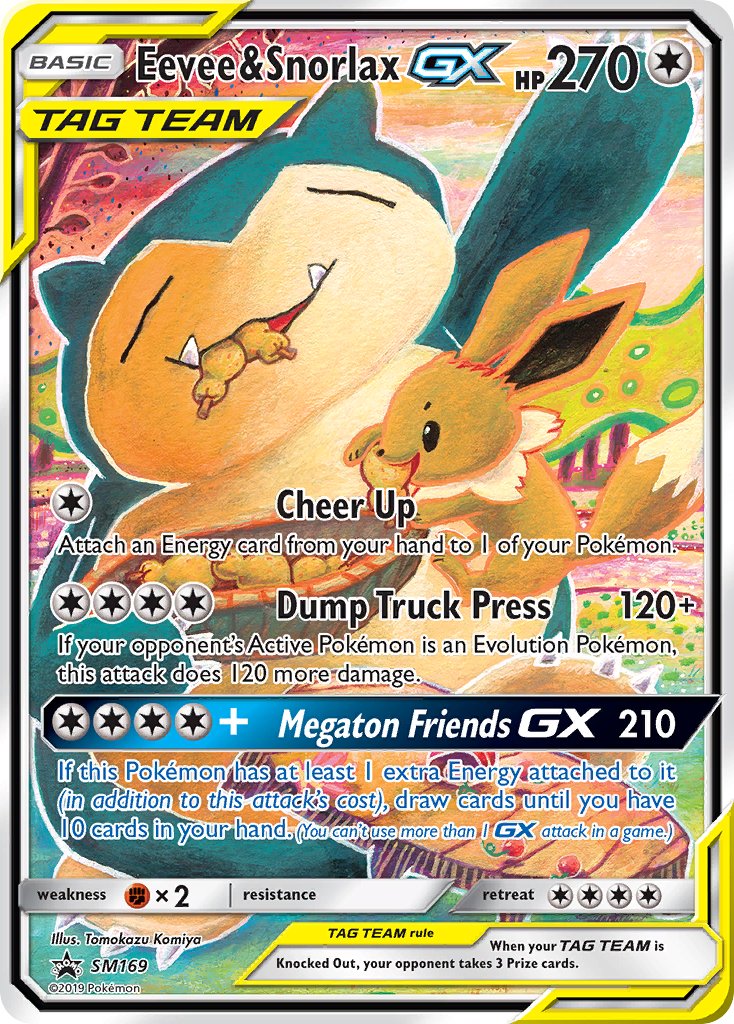 Eevee & Snorlax GX (SM169) [Sun & Moon: Black Star Promos] | Exor Games Dartmouth