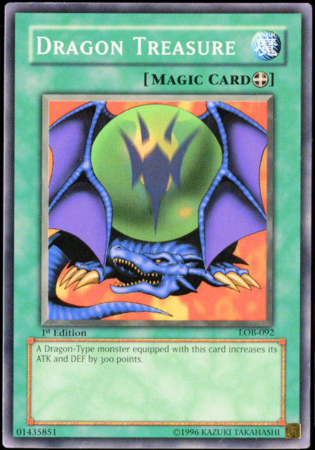 Dragon Treasure [LOB-092] Common | Exor Games Dartmouth