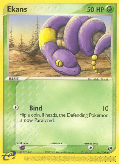 Ekans (64/100) [EX: Sandstorm] | Exor Games Dartmouth