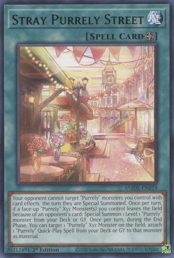 Stray Purrely Street [AMDE-EN019] Rare | Exor Games Dartmouth