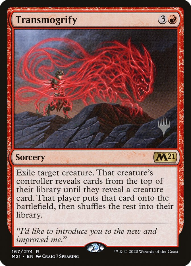 Transmogrify (Promo Pack) [Core Set 2021 Promos] | Exor Games Dartmouth