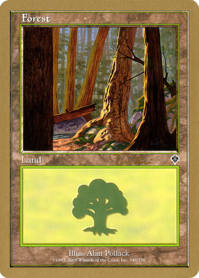 Forest (jt348a) (Jan Tomcani) [World Championship Decks 2001] | Exor Games Dartmouth