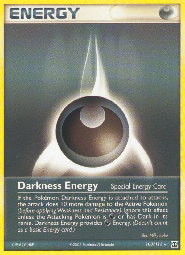 Darkness Energy (103/113) [EX: Delta Species] | Exor Games Dartmouth