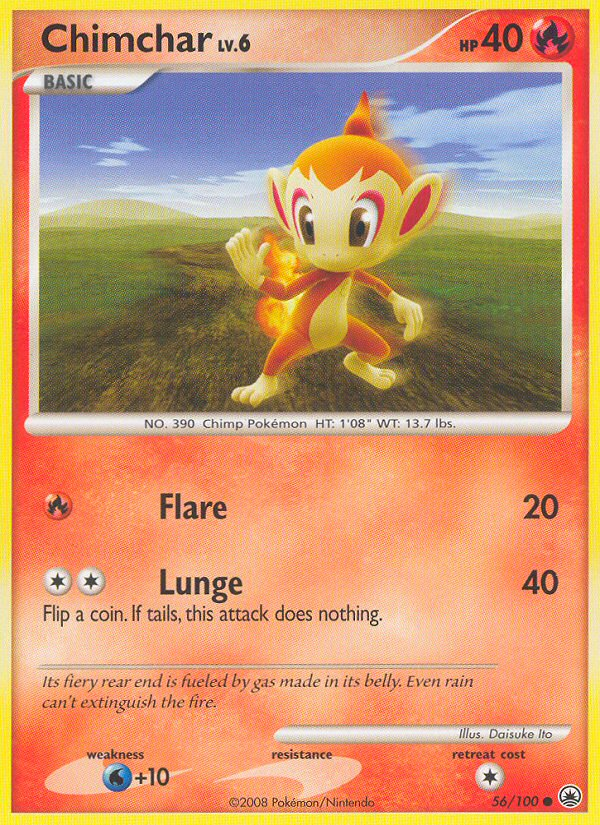 Chimchar (56/100) [Diamond & Pearl: Majestic Dawn] | Exor Games Dartmouth