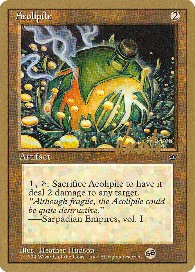 Aeolipile (Michael Loconto) (SB) [Pro Tour Collector Set] | Exor Games Dartmouth