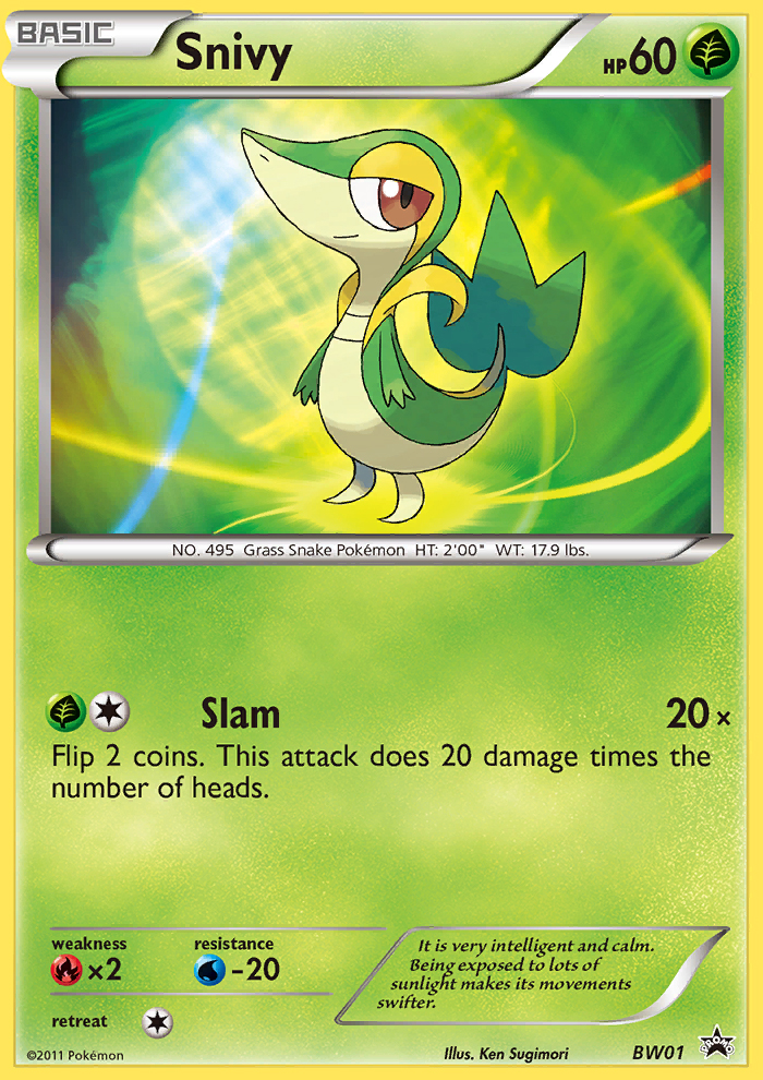 Snivy (BW01) [Black & White: Black Star Promos] | Exor Games Dartmouth