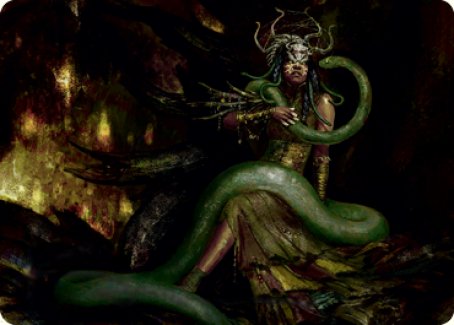 Saryth, the Viper's Fang Art Card [Innistrad: Midnight Hunt Art Series] | Exor Games Dartmouth