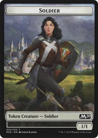 Soldier // Zombie Double-Sided Token [Game Night 2019 Tokens] | Exor Games Dartmouth