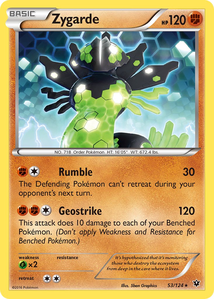 Zygarde (53/124) (Theme Deck Exclusive) [XY: Fates Collide] | Exor Games Dartmouth