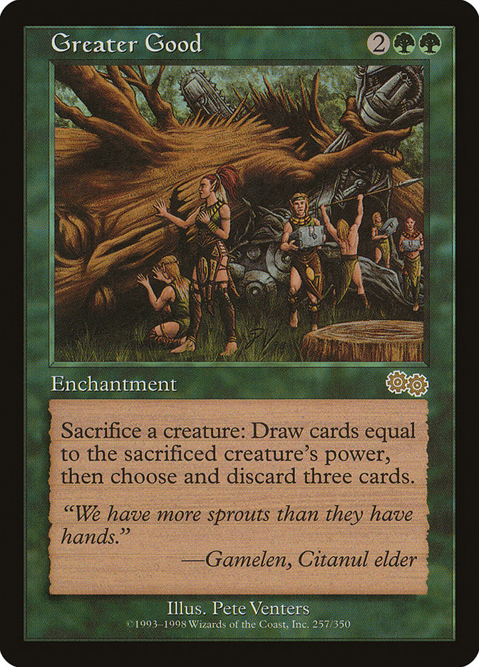 Greater Good [Urza's Saga] | Exor Games Dartmouth