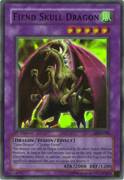 Fiend Skull Dragon [LOD-039] Super Rare | Exor Games Dartmouth