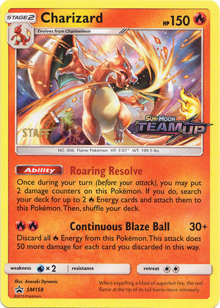 Charizard (SM158) (Staff) [Sun & Moon: Black Star Promos] | Exor Games Dartmouth