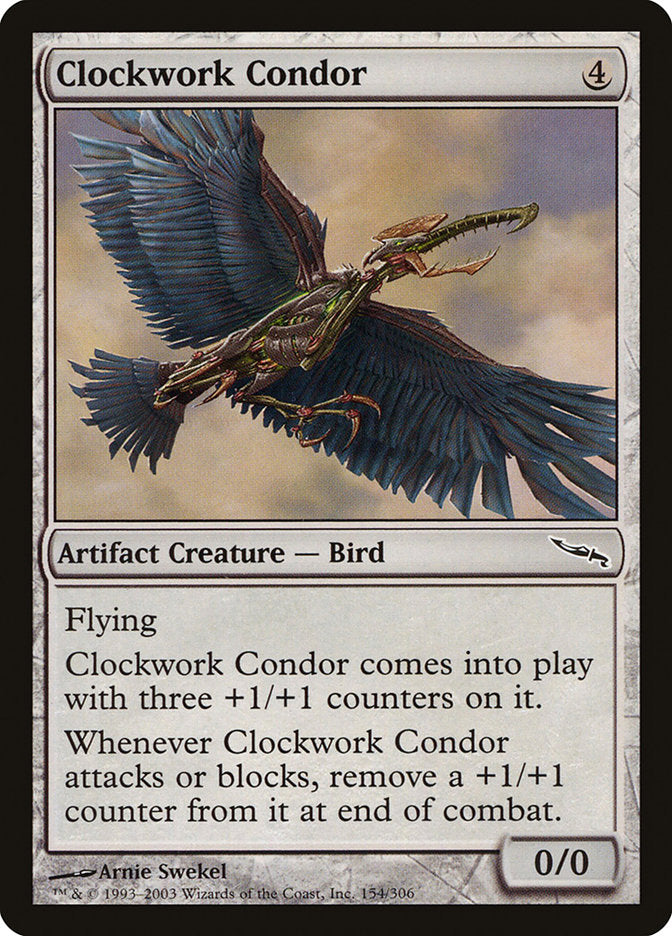 Clockwork Condor [Mirrodin] | Exor Games Dartmouth