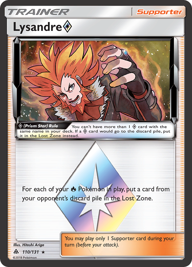 Lysandre (110/131) (Prism Star) [Sun & Moon: Forbidden Light] | Exor Games Dartmouth