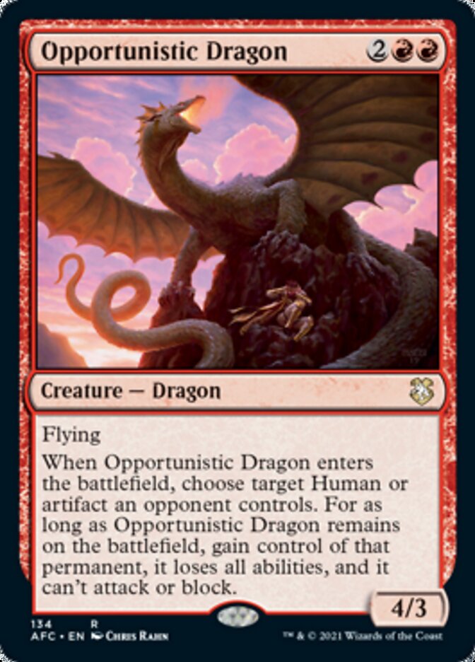 Opportunistic Dragon [Dungeons & Dragons: Adventures in the Forgotten Realms Commander] | Exor Games Dartmouth