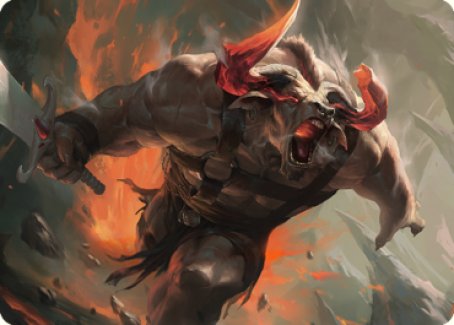 Furious Bellow Art Card [Dominaria United Art Series] | Exor Games Dartmouth