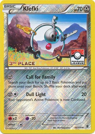 Klefki (66/119) (League Promo 3rd Place) [XY: Phantom Forces] | Exor Games Dartmouth