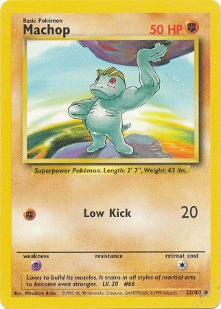 Machop (52/102) [Base Set Unlimited] | Exor Games Dartmouth