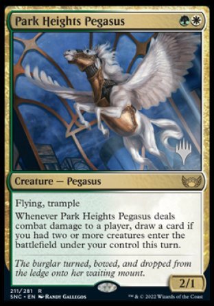 Park Heights Pegasus (Promo Pack) [Streets of New Capenna Promos] | Exor Games Dartmouth