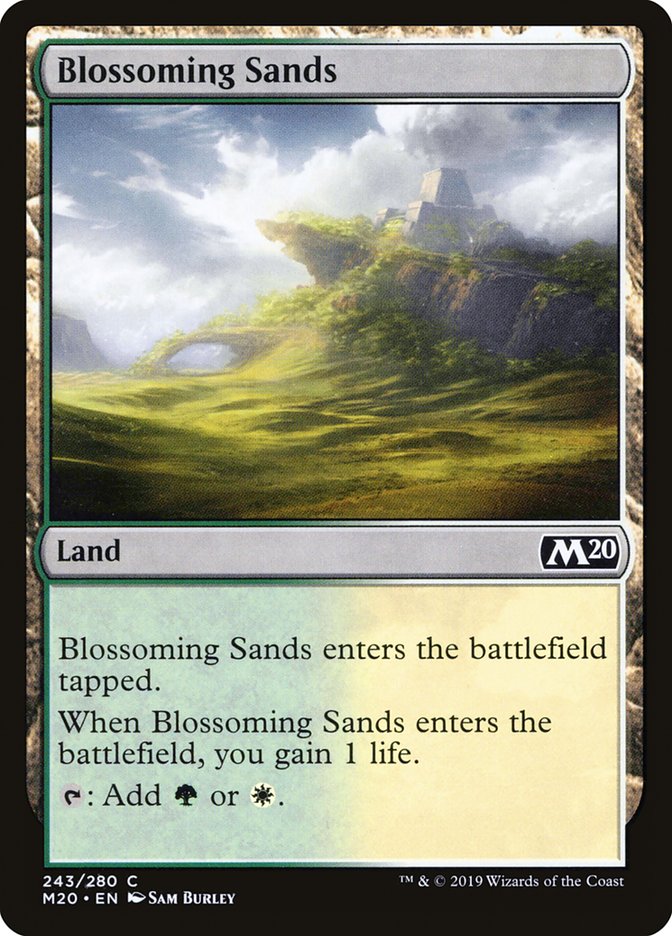 Blossoming Sands [Core Set 2020] | Exor Games Dartmouth