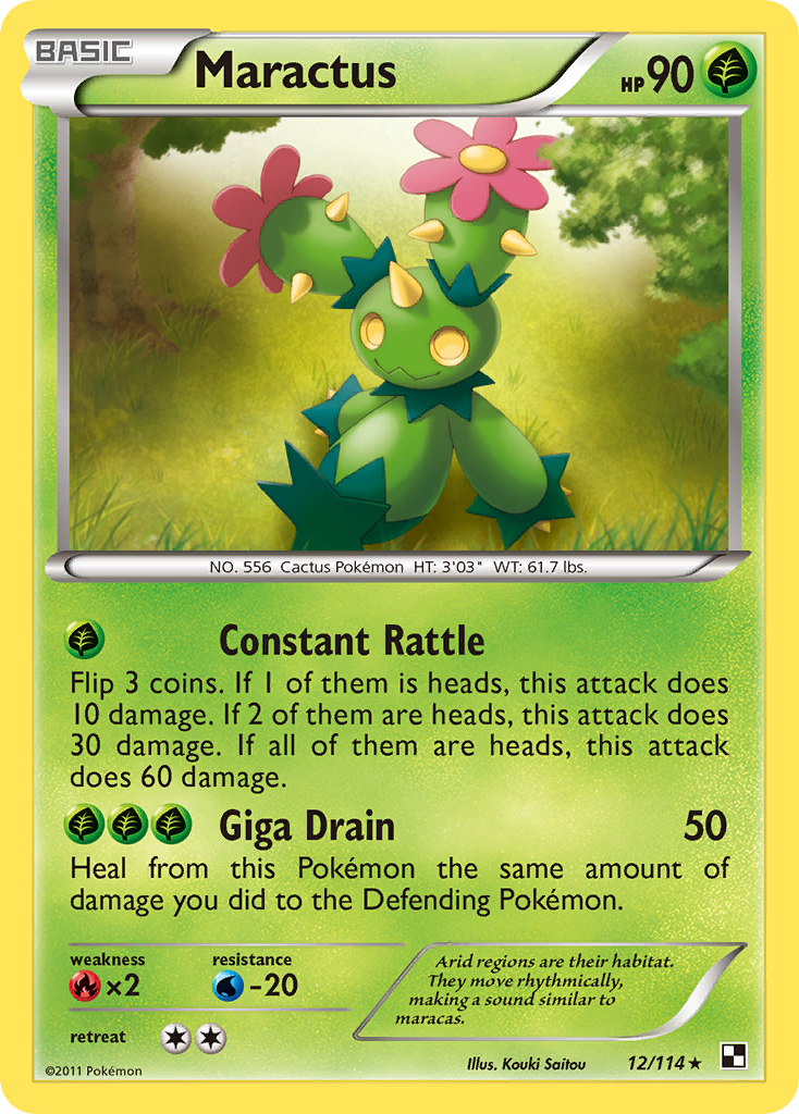 Maractus (12/114) [Black & White: Base Set] | Exor Games Dartmouth