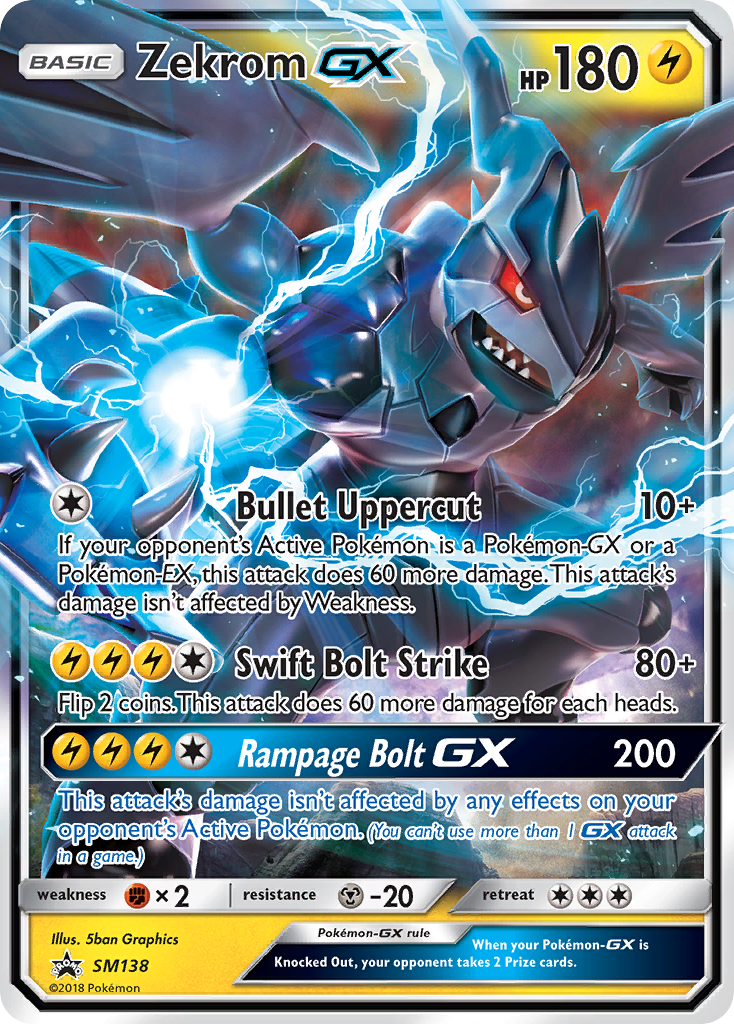 Zekrom GX (SM138) [Sun & Moon: Black Star Promos] | Exor Games Dartmouth