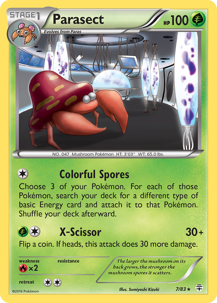 Parasect (7/83) [XY: Generations] | Exor Games Dartmouth