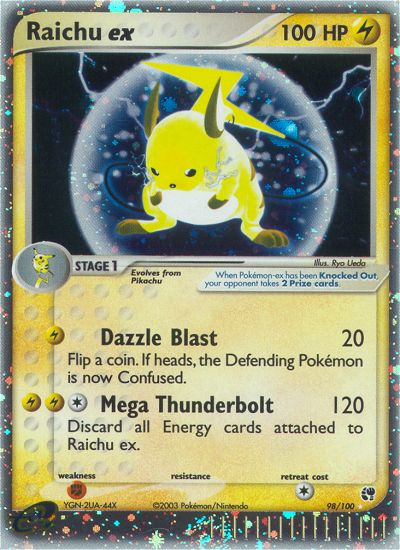 Raichu ex (98/100) [EX: Sandstorm] | Exor Games Dartmouth