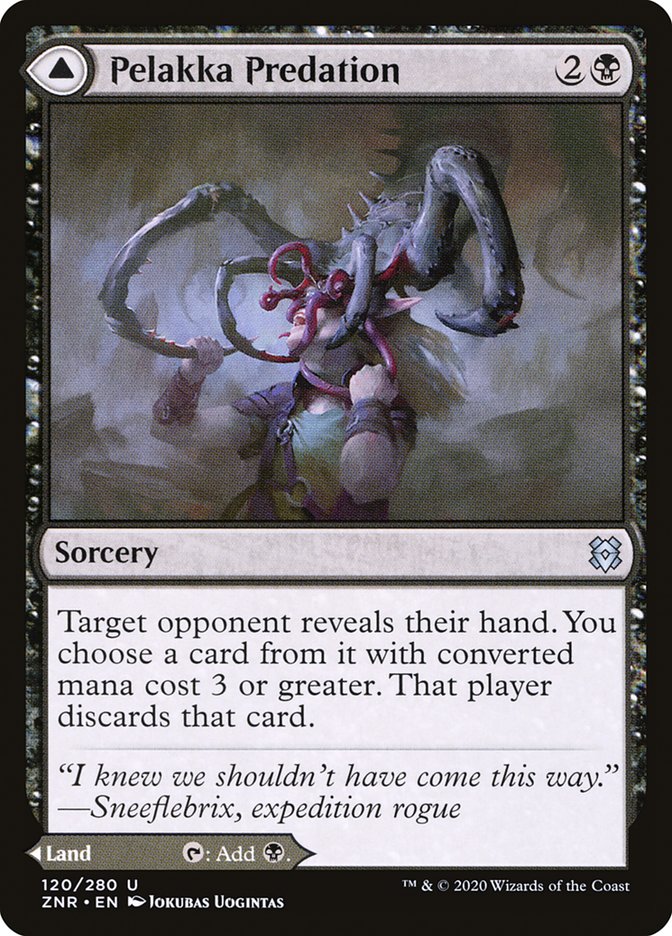 Pelakka Predation // Pelakka Caverns [Zendikar Rising] | Exor Games Dartmouth