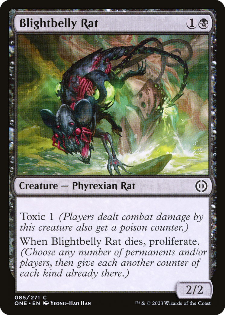 Blightbelly Rat [Phyrexia: All Will Be One] | Exor Games Dartmouth