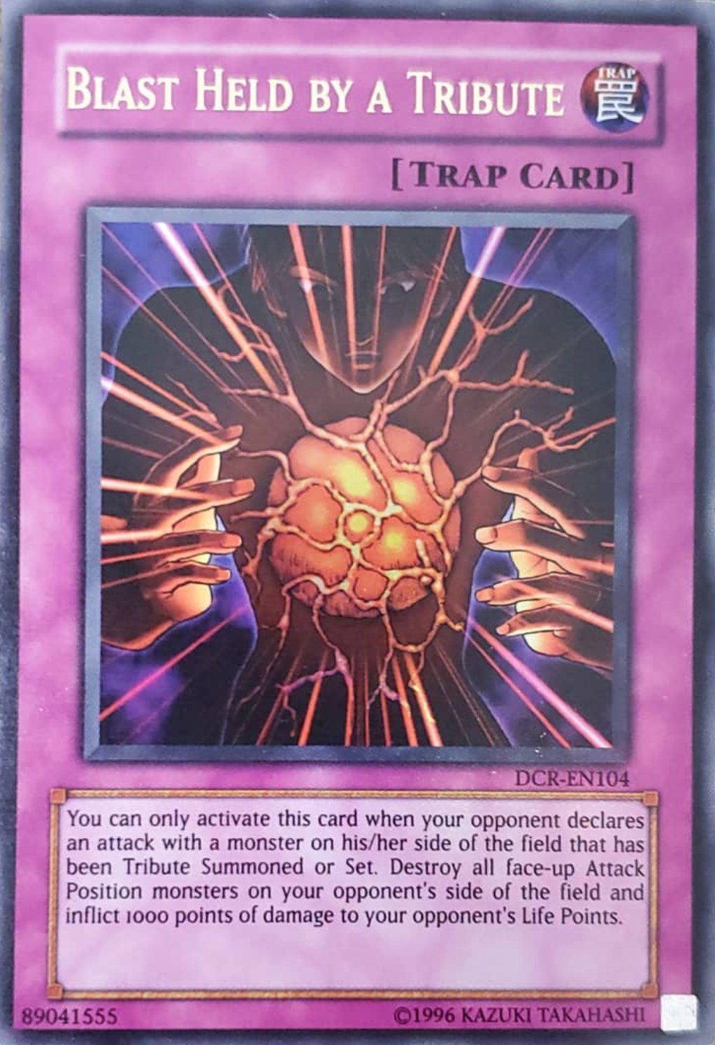 Blast Held by a Tribute [DCR-EN104] Ultra Rare | Exor Games Dartmouth