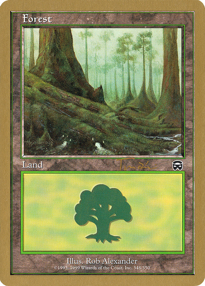 Forest (jt348) (Jan Tomcani) [World Championship Decks 2001] | Exor Games Dartmouth