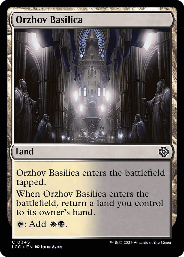 Orzhov Basilica [The Lost Caverns of Ixalan Commander] | Exor Games Dartmouth