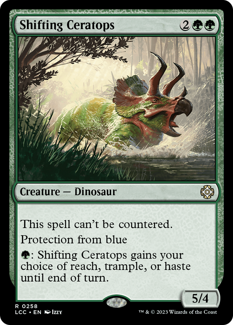 Shifting Ceratops [The Lost Caverns of Ixalan Commander] | Exor Games Dartmouth