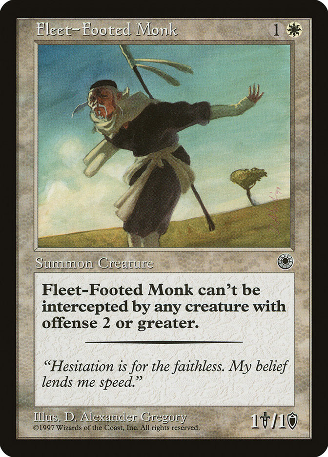 Fleet-Footed Monk [Portal] | Exor Games Dartmouth