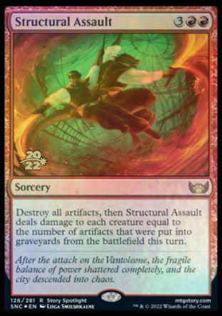 Structural Assault [Streets of New Capenna Prerelease Promos] | Exor Games Dartmouth