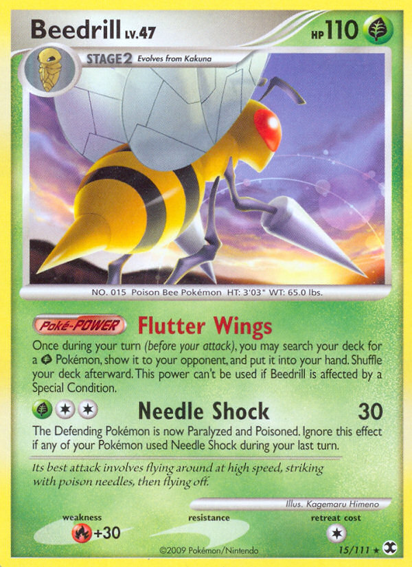 Beedrill (15/111) [Platinum: Rising Rivals] | Exor Games Dartmouth