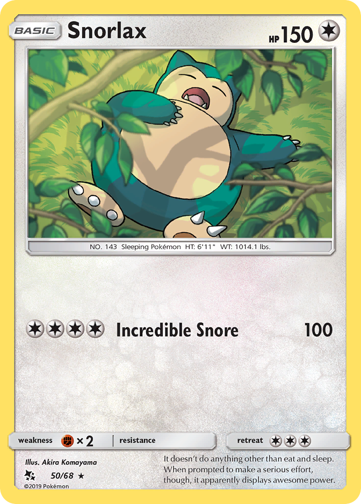 Snorlax (50/68) [Sun & Moon: Hidden Fates] | Exor Games Dartmouth